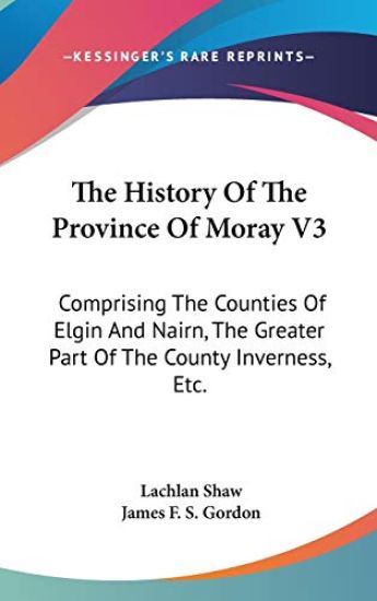 The History of the Province of Moray