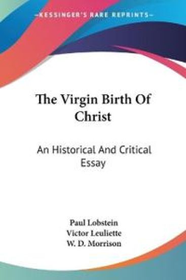 The Virgin Birth of Christ