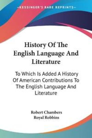 History of the English Language and Literature