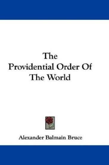 The Providential Order of the World