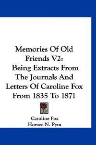 Memories of Old Friends – Caroline Fox, kirjan kansikuva