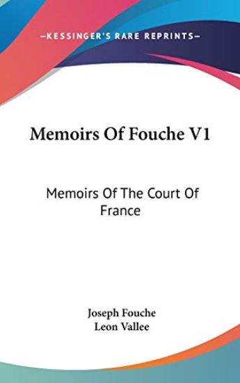 Memoirs of Fouche