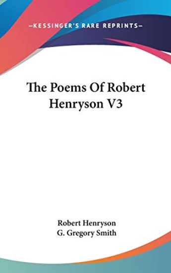 The Poems of Robert Henryson – Robert Henryson, kirjan kansikuva