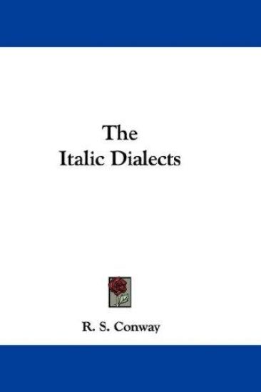 The Italic Dialects