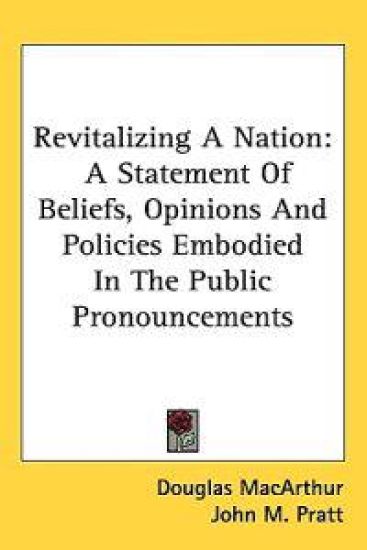 Revitalizing A Nation