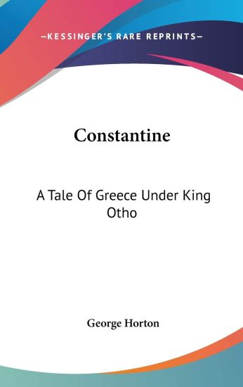 CONSTANTINE: A TALE OF GREECE UNDER KING