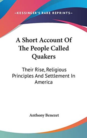 A SHORT ACCOUNT OF THE PEOPLE CALLED QUA