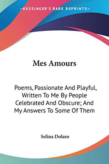 MES AMOURS: POEMS, PASSIONATE AND PLAYFU