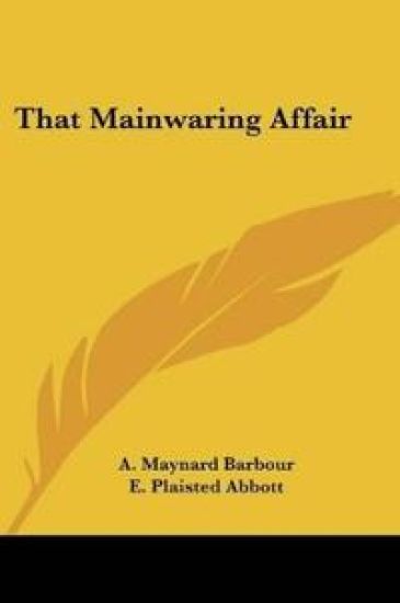 That Mainwaring Affair