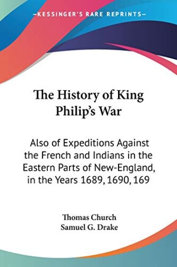 The History Of King Philip's War