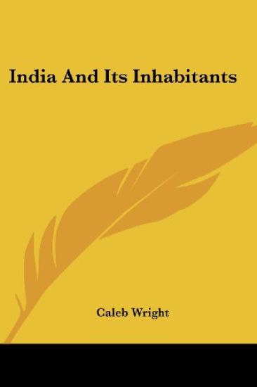 India And Its Inhabitants