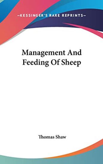 Management And Feeding Of Sheep
