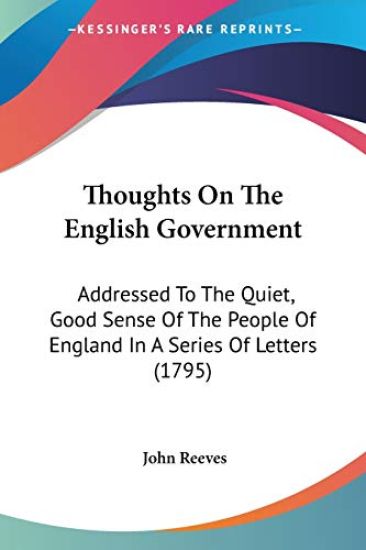 Thoughts On The English Government