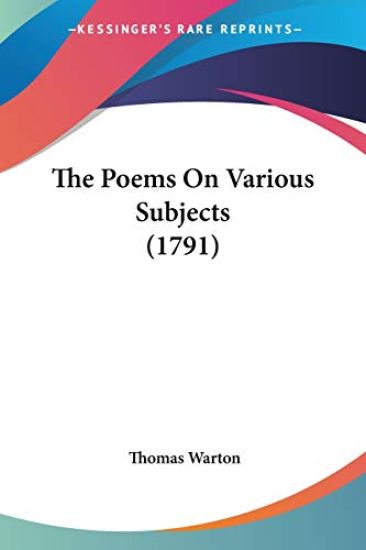 The Poems On Various Subjects