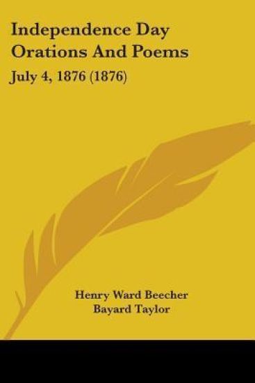 Independence Day Orations And Poems