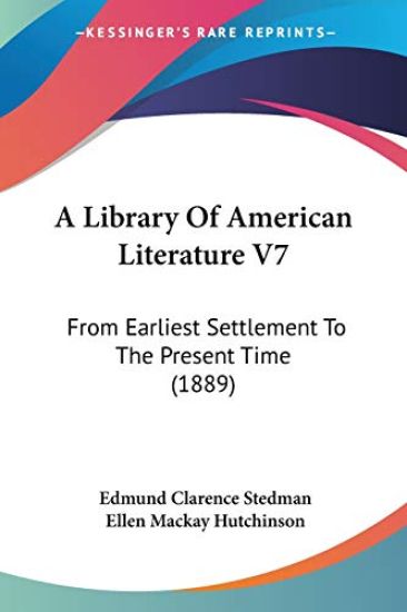 A Library Of American Literature
