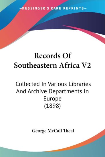 Records Of Southeastern Africa