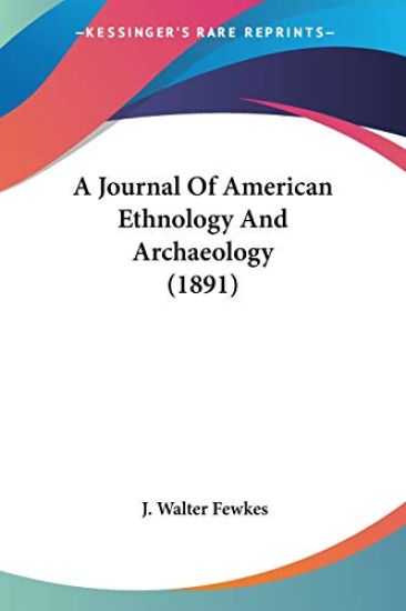 A Journal Of American Ethnology And Archaeology
