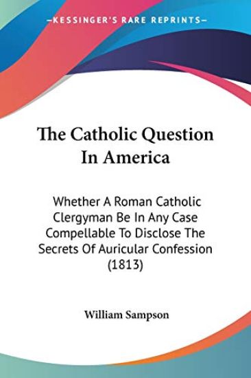 Catholic Question In America