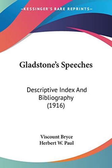 Gladstone's Speeches