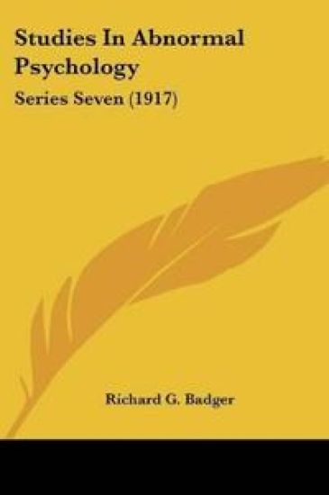 Studies In Abnormal Psychology