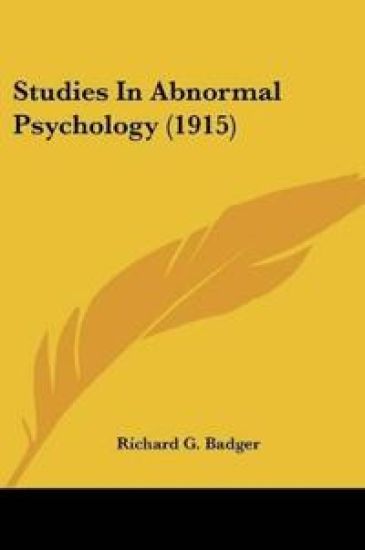 Studies In Abnormal Psychology