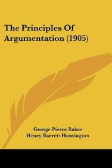 The Principles Of Argumentation