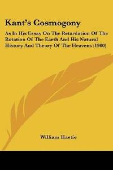 Kant's Cosmogony