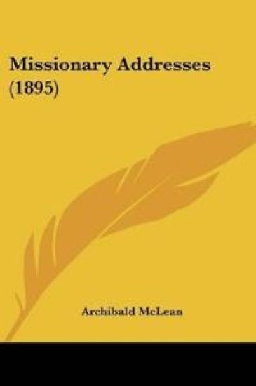 Missionary Addresses