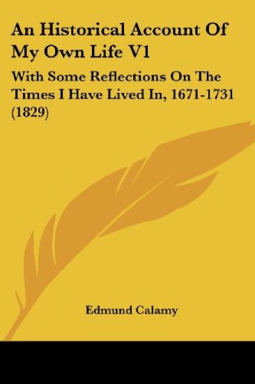 An Historical Account Of My Own Life