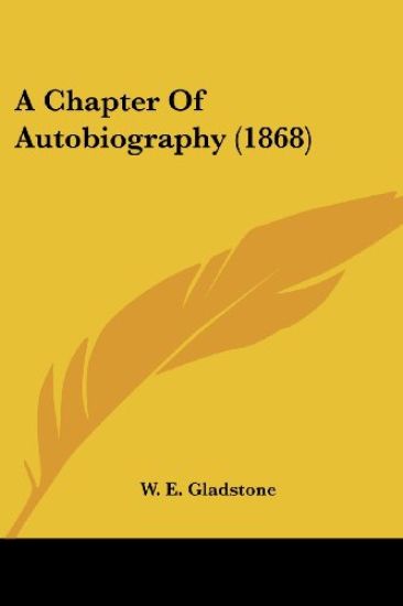 A Chapter Of Autobiography