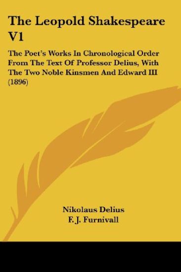 THE LEOPOLD SHAKESPEARE V1: THE POET'S W