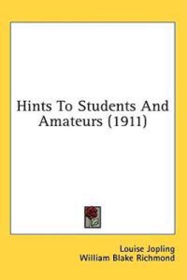 Hints To Students And Amateurs