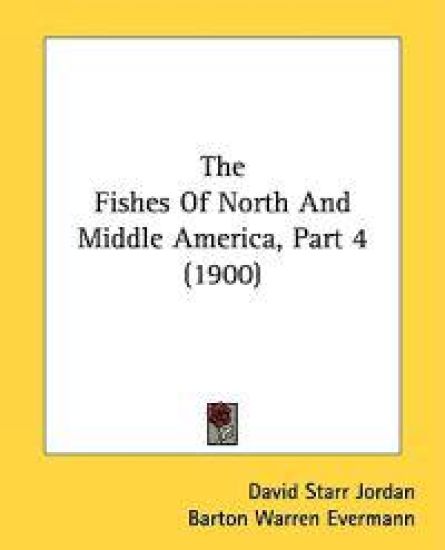 The Fishes Of North And Middle America