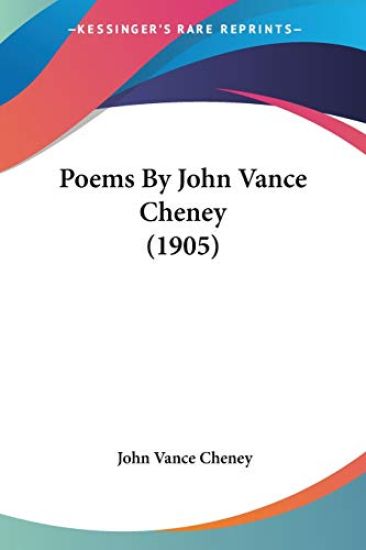 Poems By John Vance Cheney