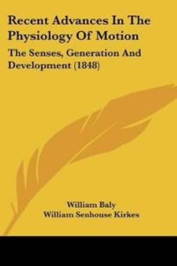 Recent Advances In The Physiology Of Motion