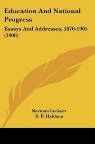 Education And National Progress
