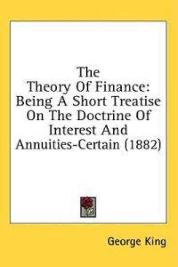 The Theory Of Finance