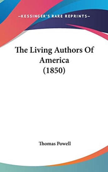 The Living Authors Of America (1850)