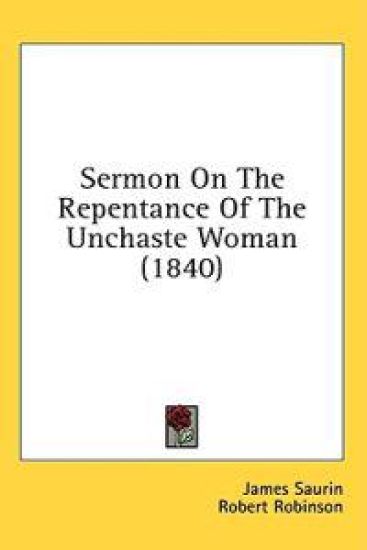 Sermon On The Repentance Of The Unchaste Woman (1840)