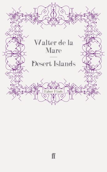 Desert Islands – Walter de la Mare, kirjan kansikuva