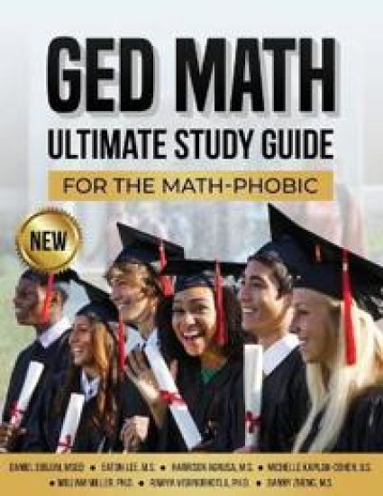 GED Math Ultimate Study Guide for the Math-Phobic – Danny Zheng, kirjan kansikuva