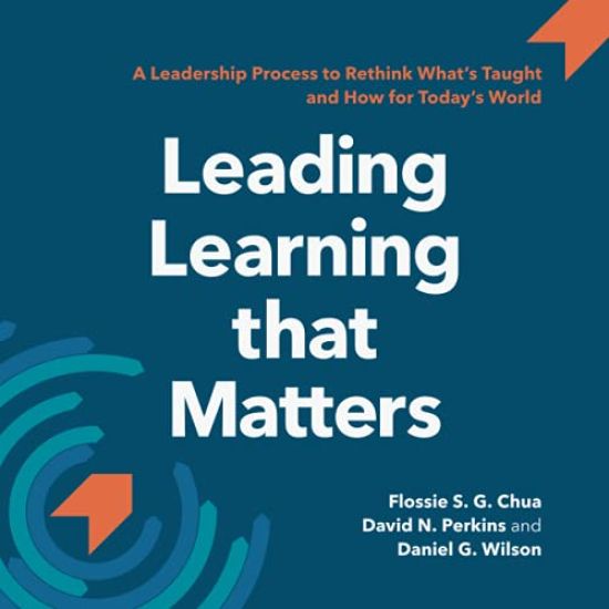 Leading Learning that Matters – David N Perkins, kirjan kansikuva