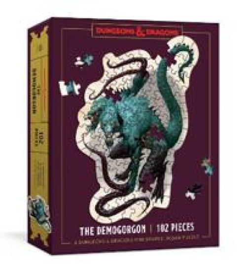 Dungeons & Dragons Mini Shaped Jigsaw Puzzle: The Demogorgon Edition