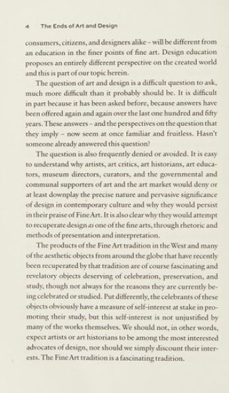 The Ends of Art and Design