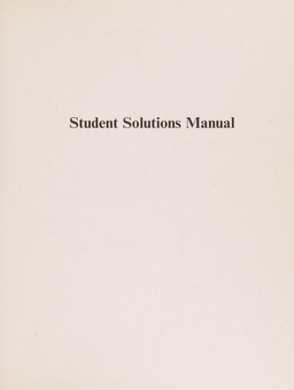 Student Solutions Manual for Aufmann/Barker/Lockwood S Introductory Algebra: An Applied Approach, 7th