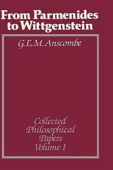 From Parmenides to Wittgenstein, Volume 1