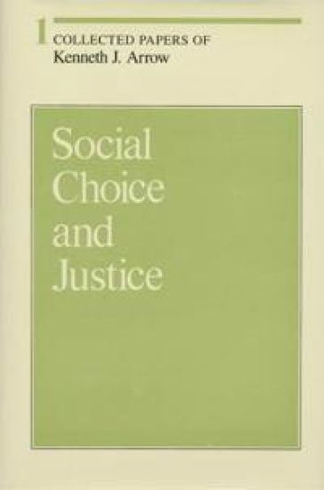 Collected Papers of Kenneth J. Arrow