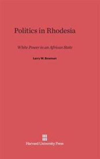 Politics in Rhodesia