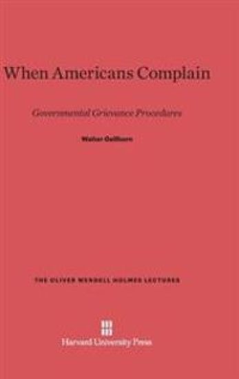 When Americans Complain